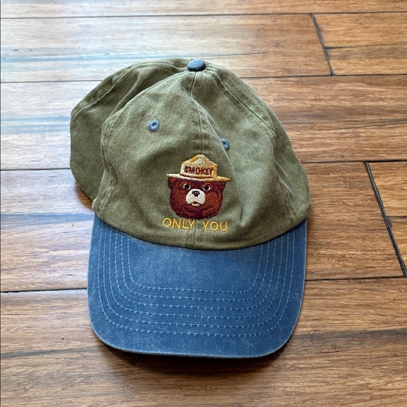 Other - Smokey the Bear Only You Vintage Embroidered Baseball Hat Adjustable Strap back